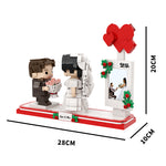 Load image into Gallery viewer, Wedding Gifts Full Custom Brick Figure Toy Building Blocks Capable Of Interconnection
