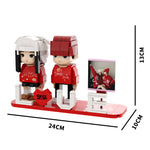 Load image into Gallery viewer, Couple Love Custom Brick Figure Toy Building Blocks Capable Of Interconnection
