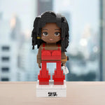 Load image into Gallery viewer, Female Custom Brick Figure Toy Building Blocks
